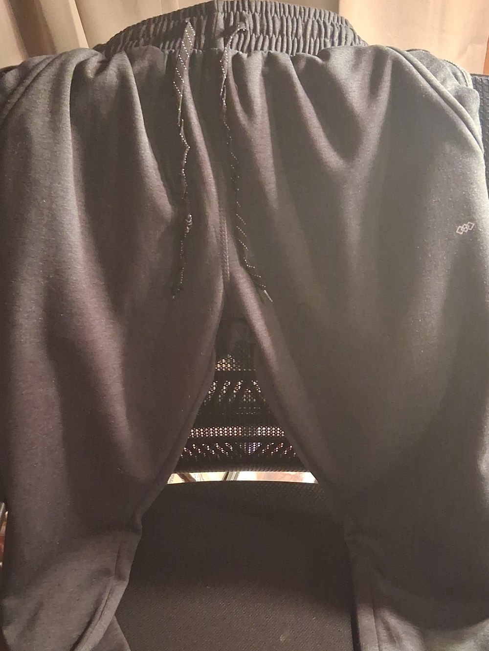 Boys  Black Drawstring Sweatpants